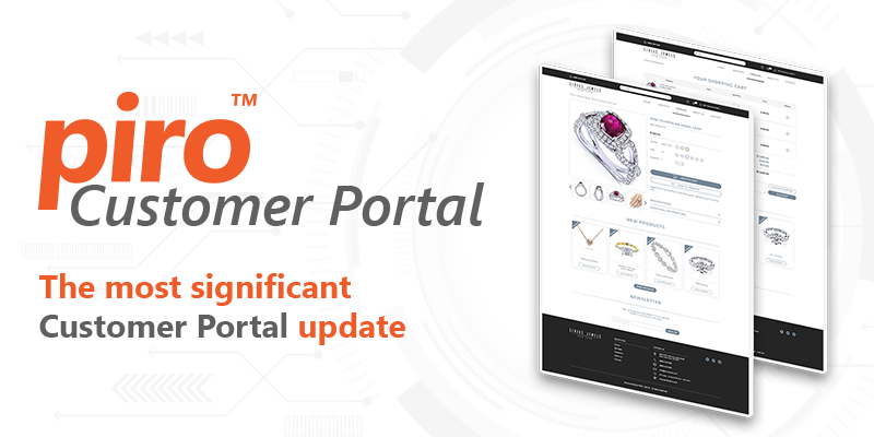PIRO jewelry inventory management customer portal with new features