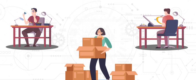 Illustration of handling increased demand with process automation