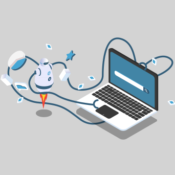 Illustration showing software-powered inventory management