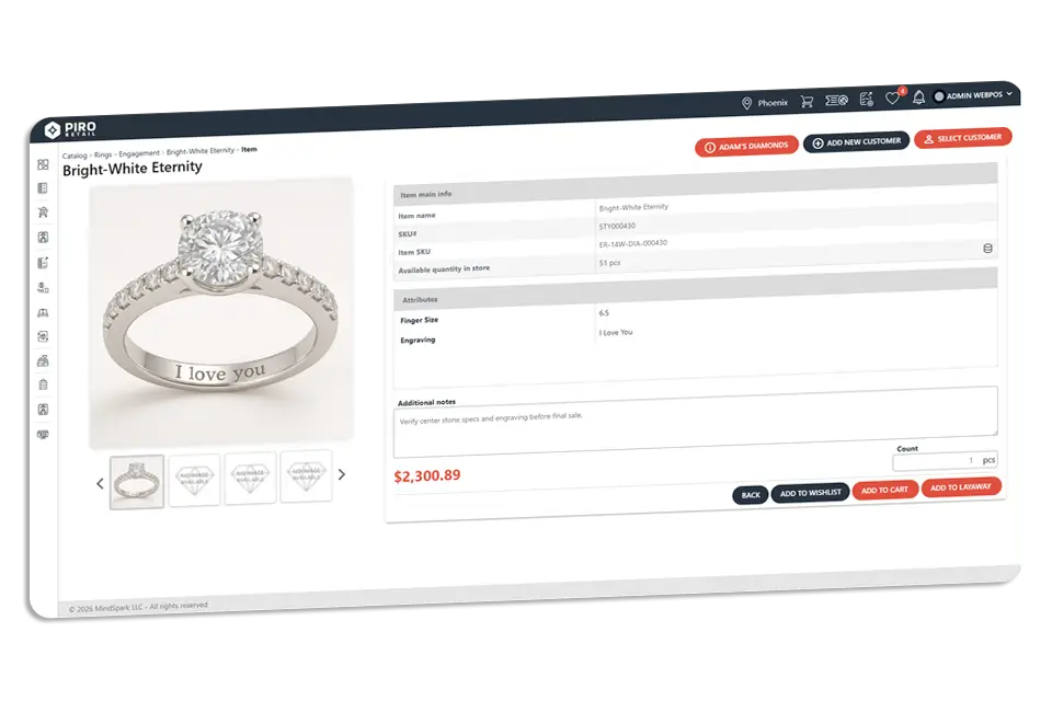 Personalization & engraving